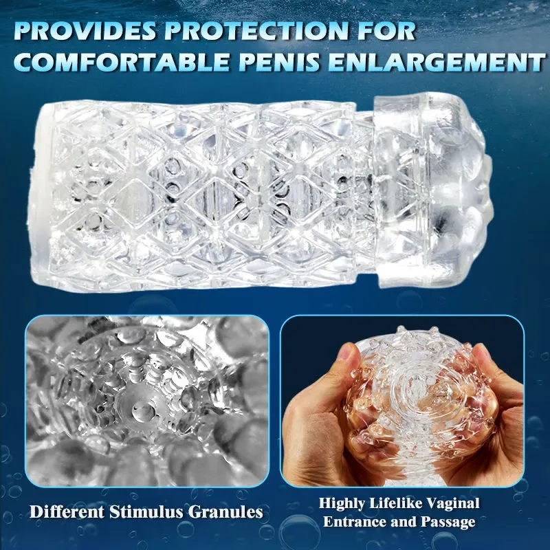 Bagno d'acqua ingrandimento del pene pompa a vuoto elettrico maschio masturbatore tazza ritardo del pene formazione con macchina del sesso Spa per i giocattoli dell'uomo 18