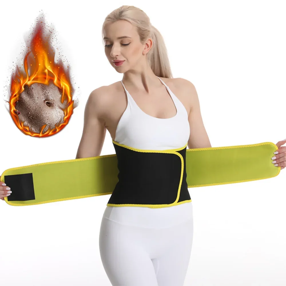 

Waist Trainer Belt for Women Body shaper Neoprene Sauna sweat Belt Fat burning Slimming Weight loss Belt