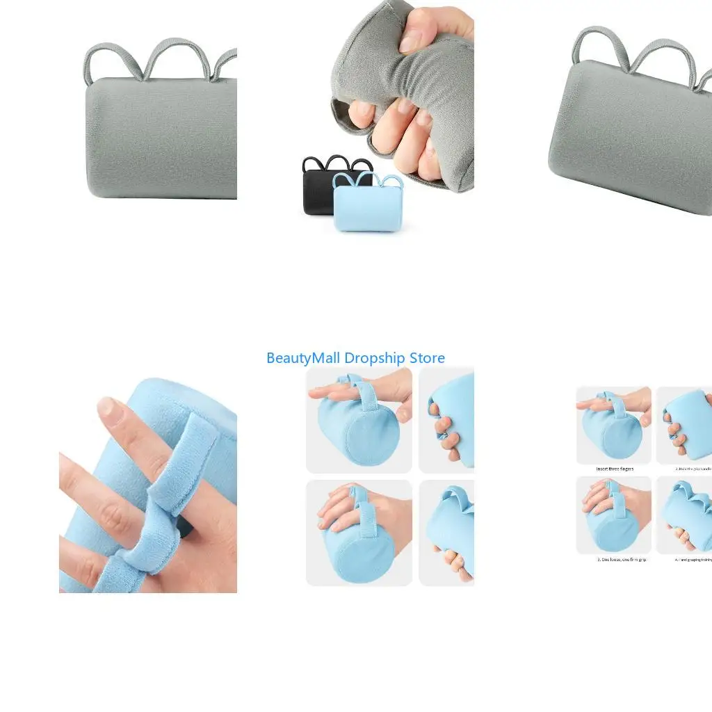 40JD Portable Hand Exercise Tool With Comfortable Sponges Finger Separator Grip