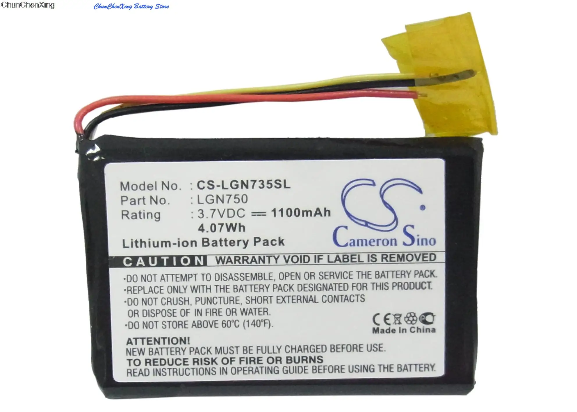 

1100mAh Battery for LG LN700, LN704, LN705, LN710, LN715, LN730, LN735, LN740