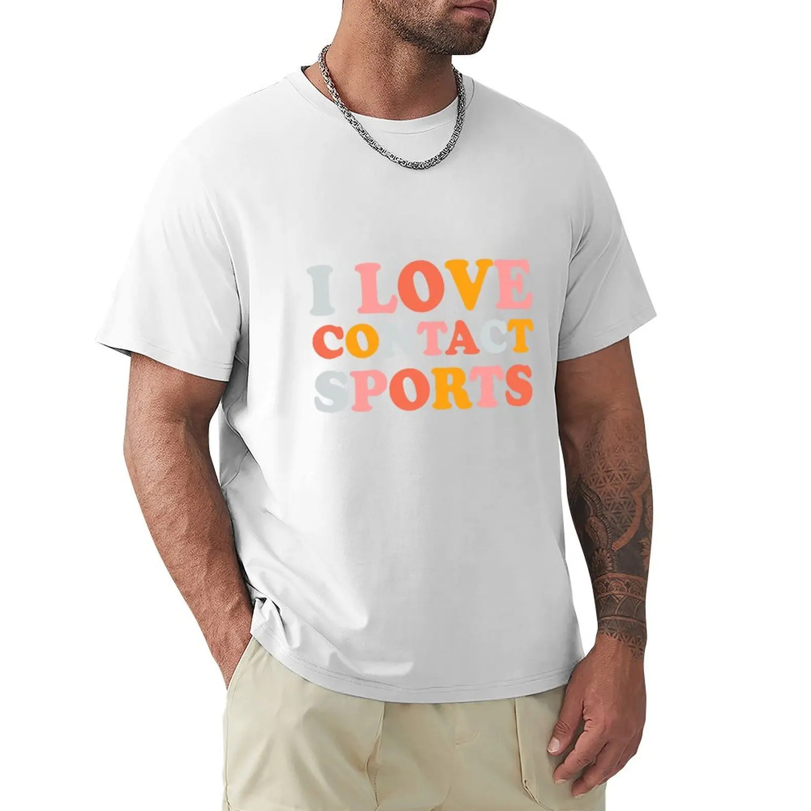 Funny I Love Contact Sports Quote I Love Contact Sports T-Shirt Blouse sublime blacks plain white t shirts men