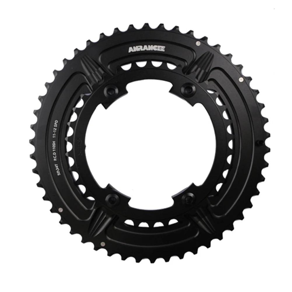 Practical Chainrings Road Chainring Chainring DURAACE FC-R9100 For 105 R7000 R8000 Road 50 34T 110BCD Asymmetric Cycling