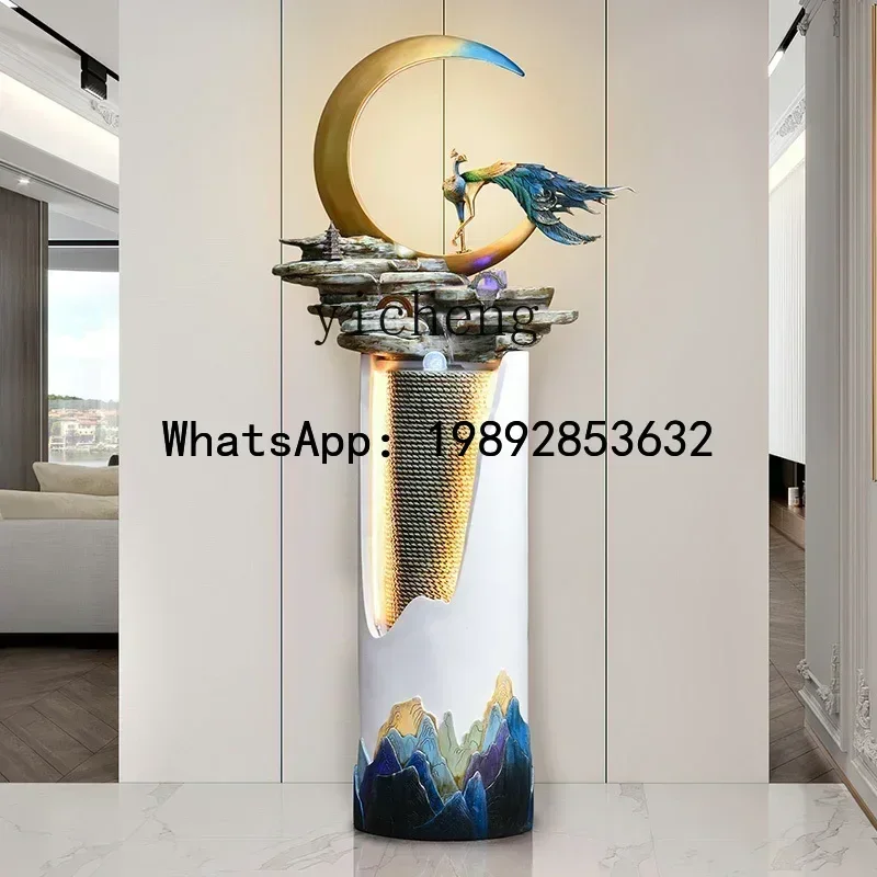 X1Personalized Flowing Water Ornament Fountain Home Decoration Living Room Entrance Display Office living room decoration
