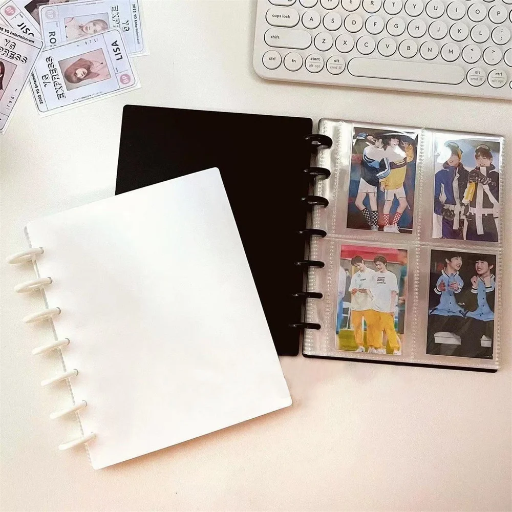 80Pockets 3in INS Photo Album Loose-leaf Binder Photocard Holder Star Chaser Photocard Album Collect Book Card Kpop Picture Case