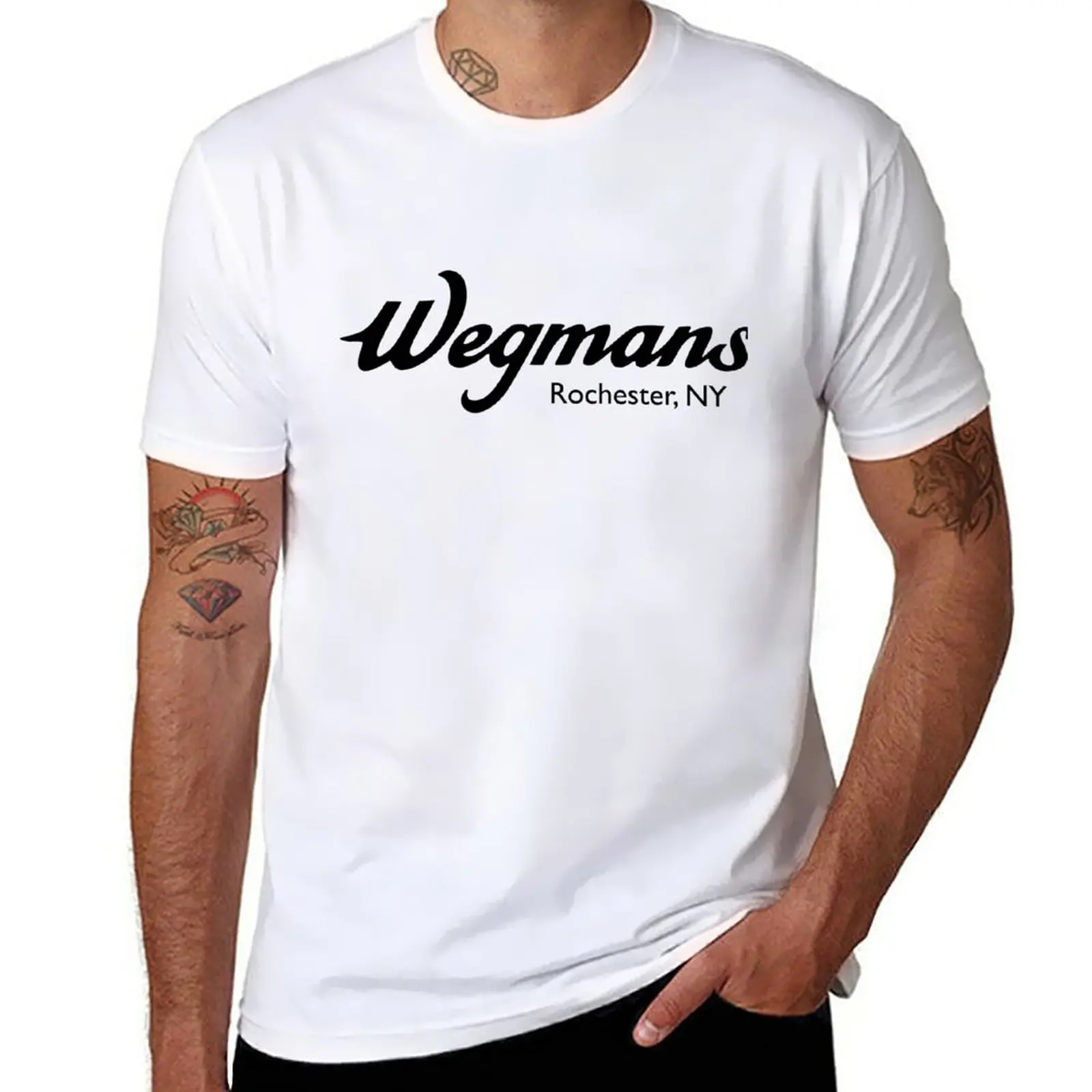 Wegmans Market Rochester T-Shirt boys animal print customs design your own blacks Aesthetic clothing oversized t shirt men