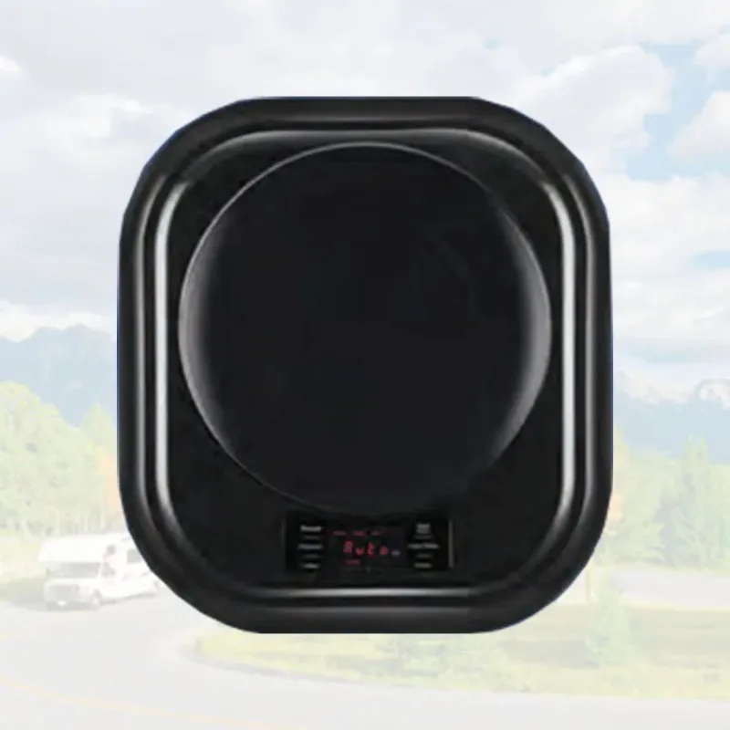High Quality 220V Voltage Rv Washer Black Color Motorhome Washer 2.5/3kg Spin Capacity Caravan Washer