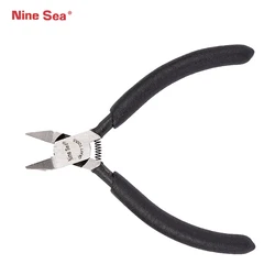 Nine Sea 609 Hobby Side Cutter for Plastic 4 Inches Diagonal Pliers Plastic Nippers Thin Blade Model Cutting Pliers Craft Tools