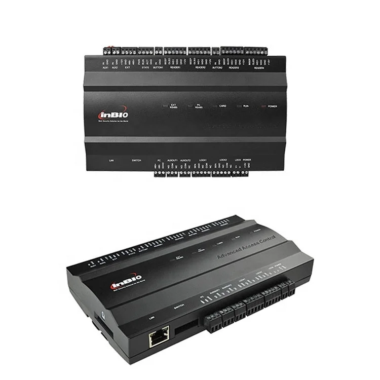 ZKT Inbio460 الأمن الذكي أربعة أبواب IP القائمة على بصمة البيومترية متعددة قفل الباب لوحة تحكم الوصول #1