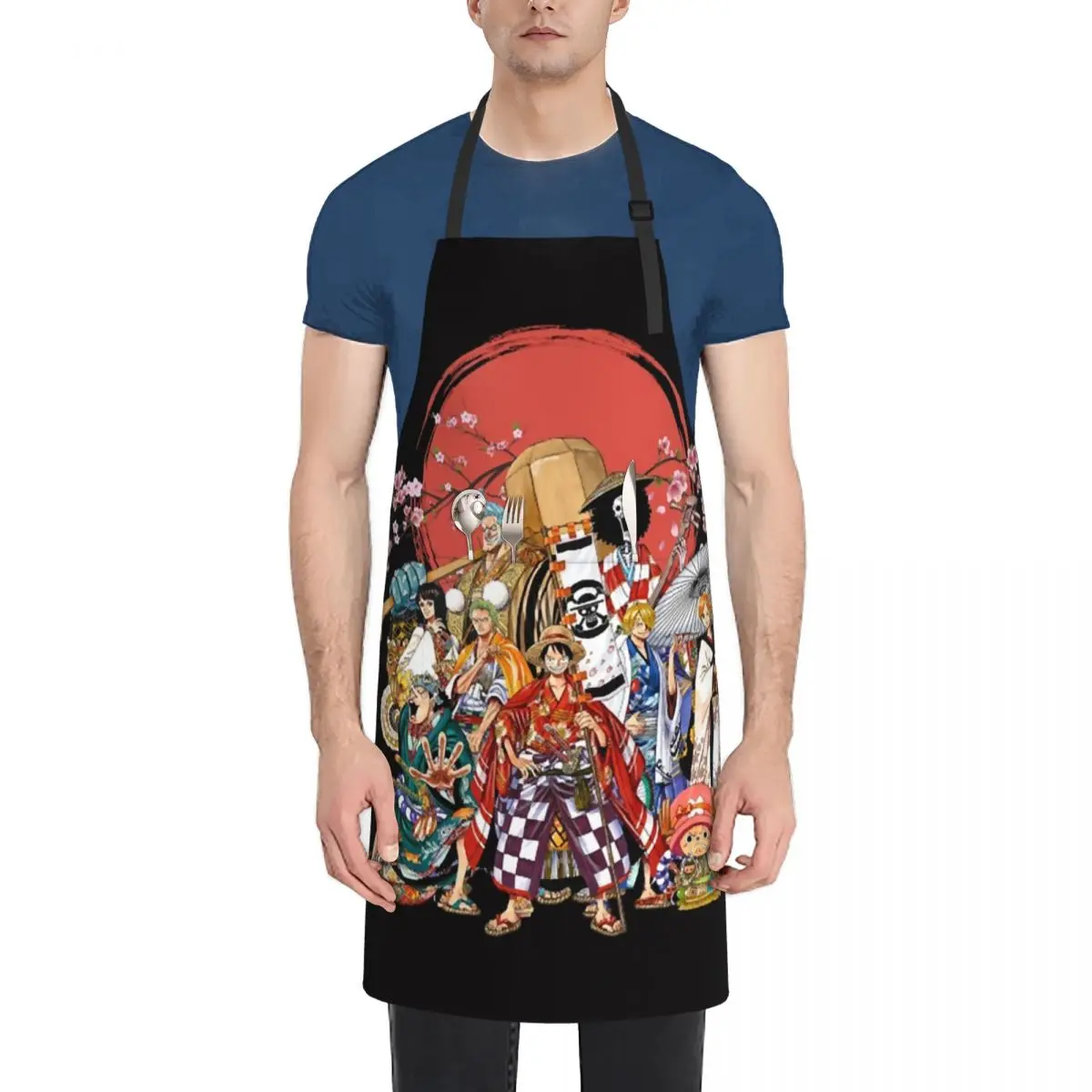 

Family Apron Christmas gift Kitchen Things painting Professional Barber Apron