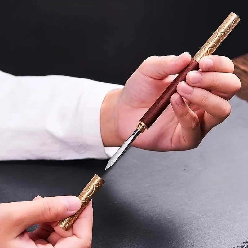 1 Pc Golden Cudgel Tea Needle Ebony Rosewood Tea Knife Pu 'er Tea Special Tea Cake Tool Tea Ceremony Accessories
