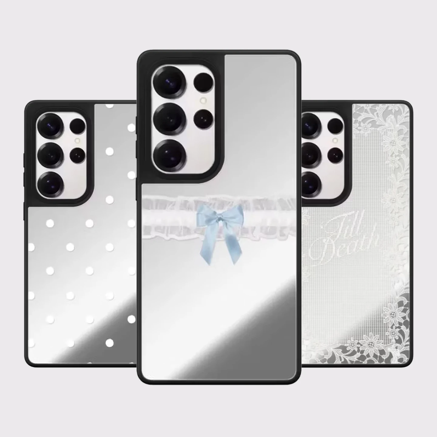 Wedding Ceremony Mirror Surface Magnetic Phone Cover for Samsung Galaxy S23 S24 S25 S26 Ultra S26+ Plus Case