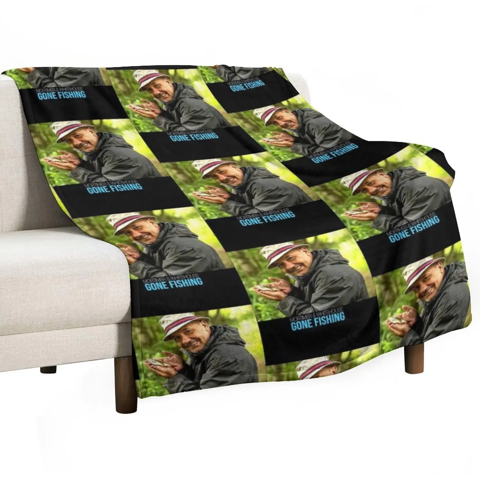

Bob Mortimer Parti à la pêche classique Throw Blanket Cute Picnic Winter beds Beach Blankets
