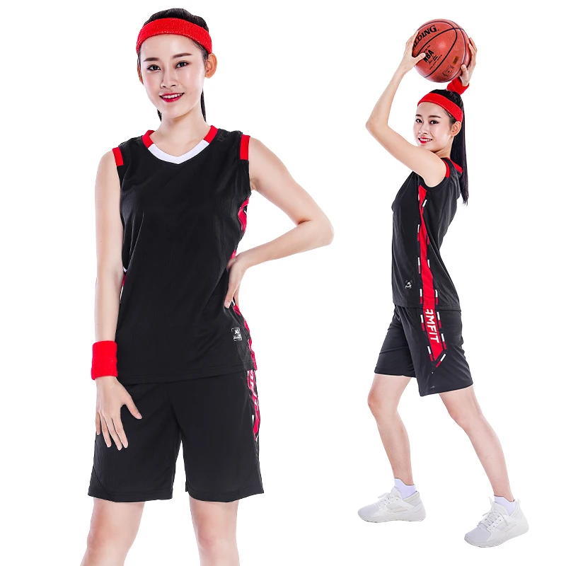 10Colors Women Basketball Set Jersey & Shorts Custom Name LOGO Summer Female Train Team Suit Girl Sportswear Clothes Dry Fit