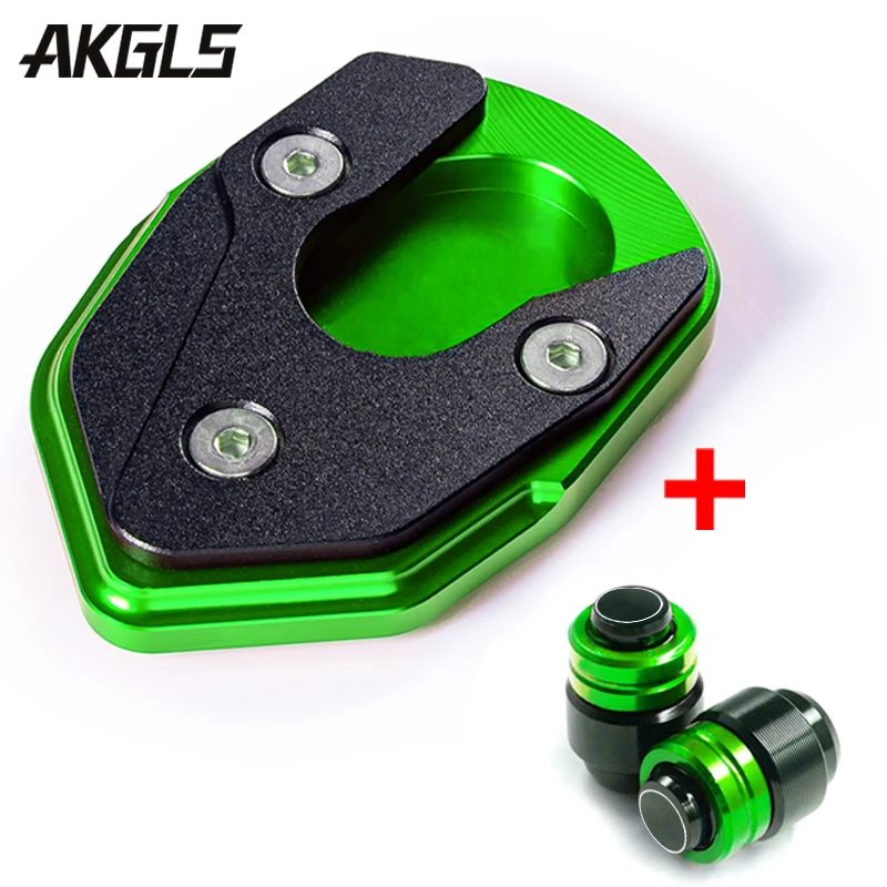 Extension de support latéral, plaque de support agrandie, sous-support pour Kawasaki Z900, Z900RS, SE, Z1000, Z1000SX, ER6N, Z650, ZX6R