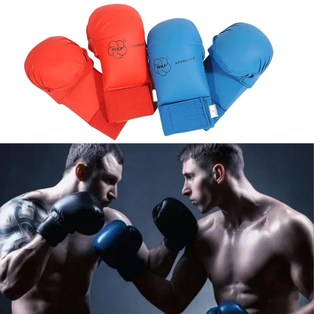 

Martial Arts Training Padded Boxing Gloves Heavy Duty Sparring Mitts Professional MMA Grappling Gloves for Combat Sports