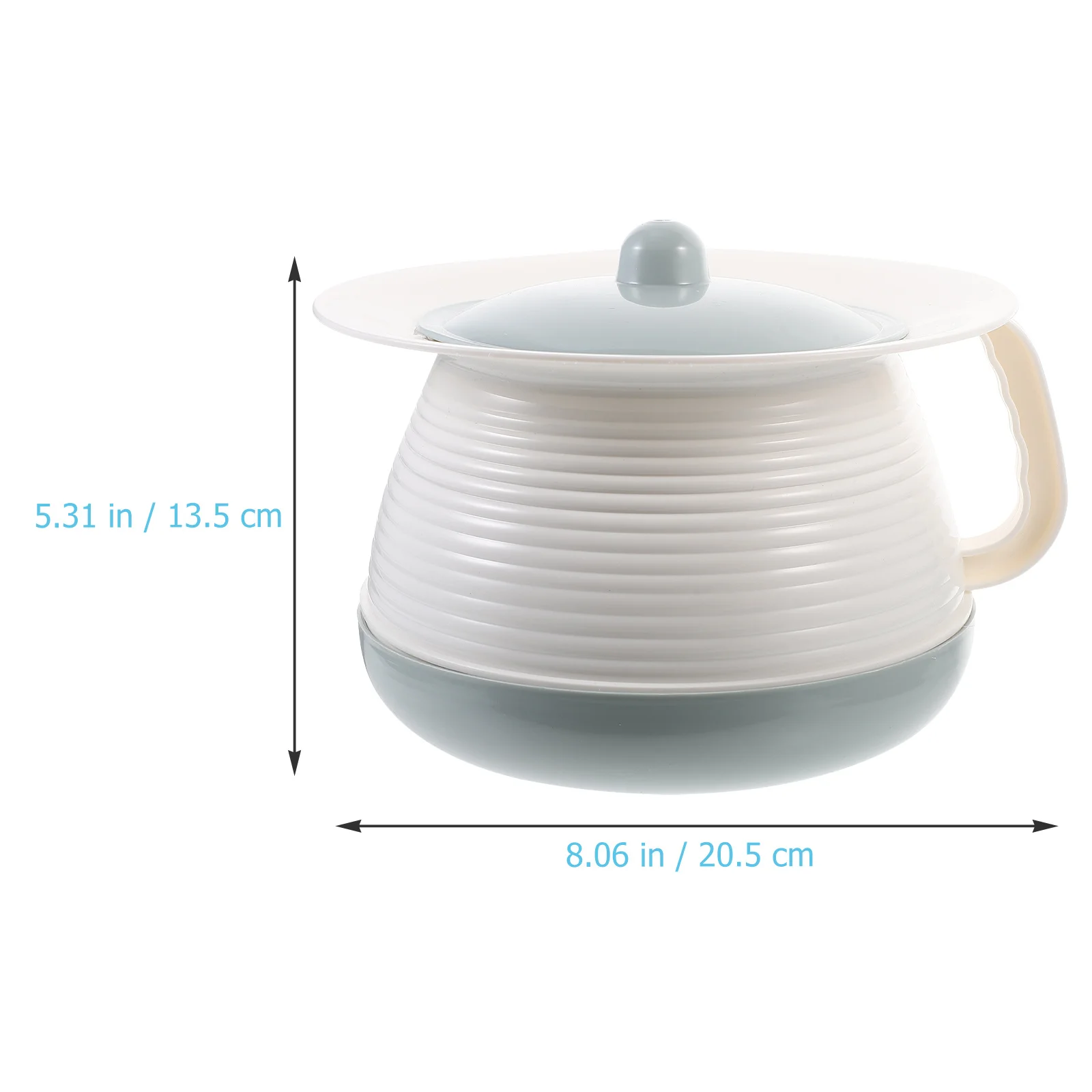 

1Pcs Portable Urine Pot Plastic Bedpan with Lid Household Night Spittoon for Elder Children Adult Pregnant Woman Use