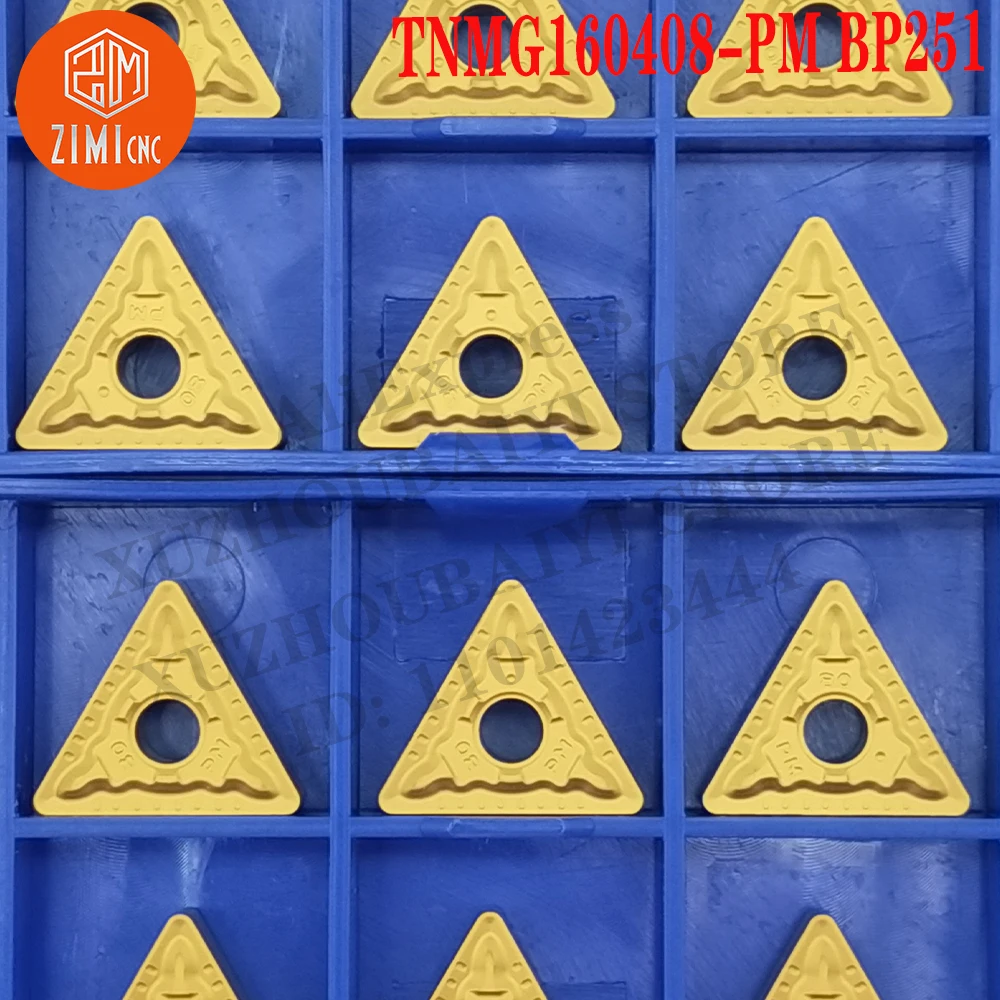 TNMG160408-PM BP251 تنمج 160408 إدراج كربيد أدوات الخراطة الخارجية أداة قطع مخرطة CNC تحول شفرة ميكانيكي مخرطة معدنية