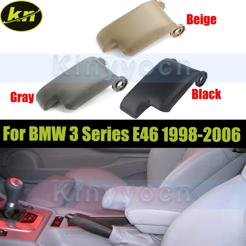 

LHD Car Center Console Armrest Cover Replacement Kit For BMW 3 Series E46 1998-2006