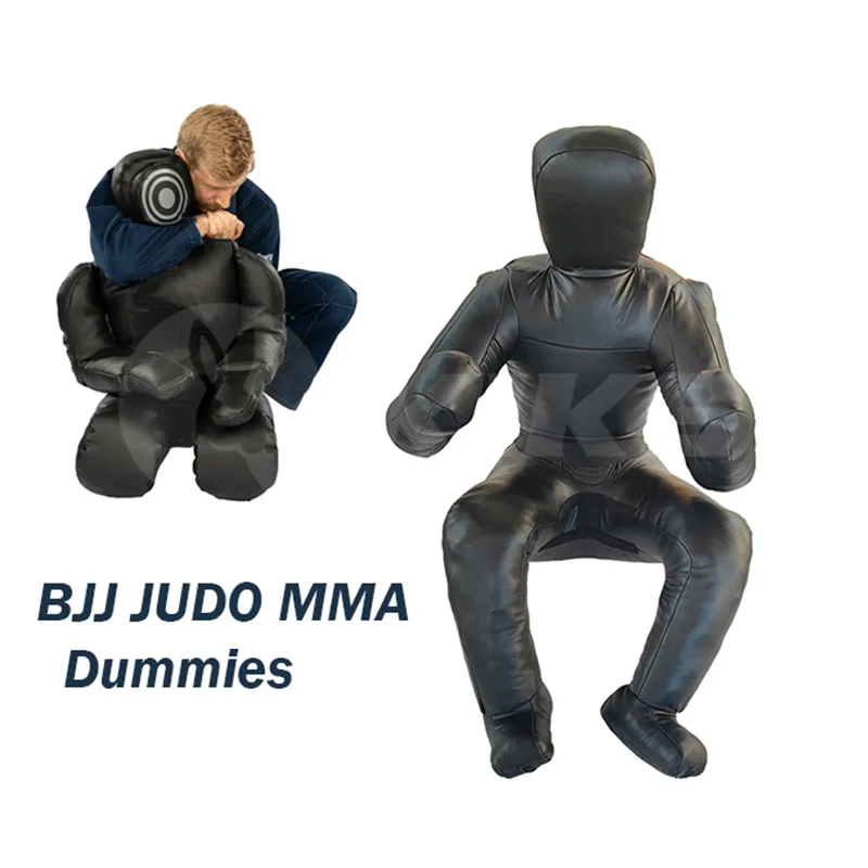 Grappling Dummy MMA Jiu Jitsu, Grappling Wrestling Trainer Judo Brazilian Jiu Jitsu Manikin BJJ Wrestle Exercises, Unfilled