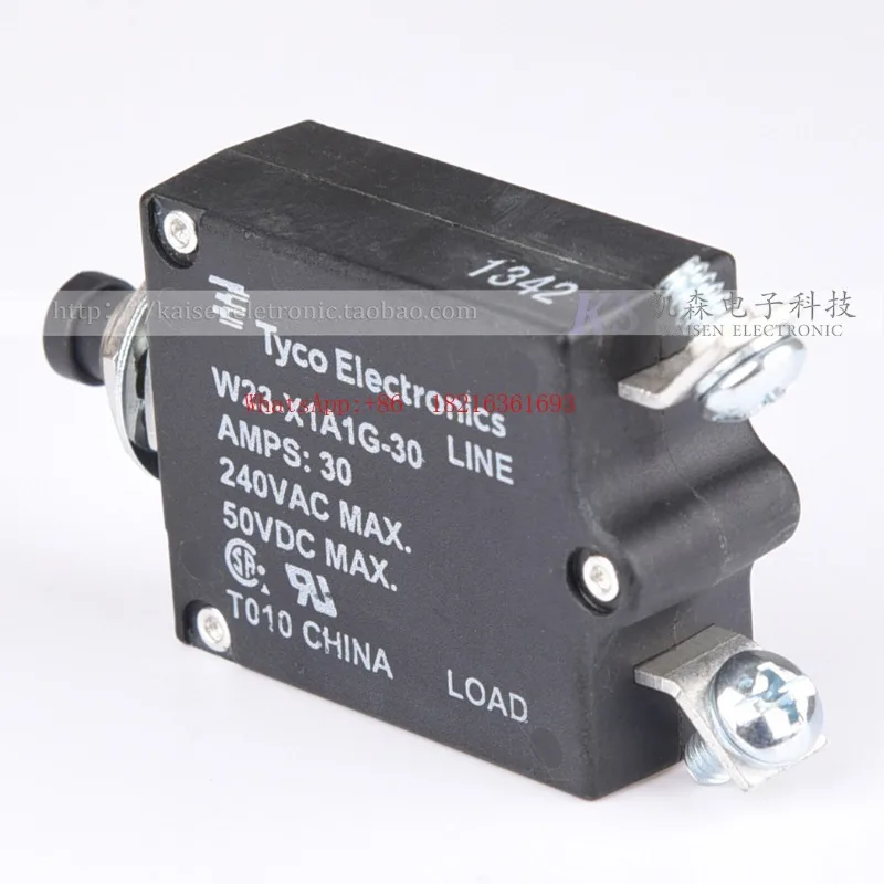 2026GOOD W23-X1A1G-30 30A 7-1393246-1 UL 1-50A Overload Protector Circuit Breaker