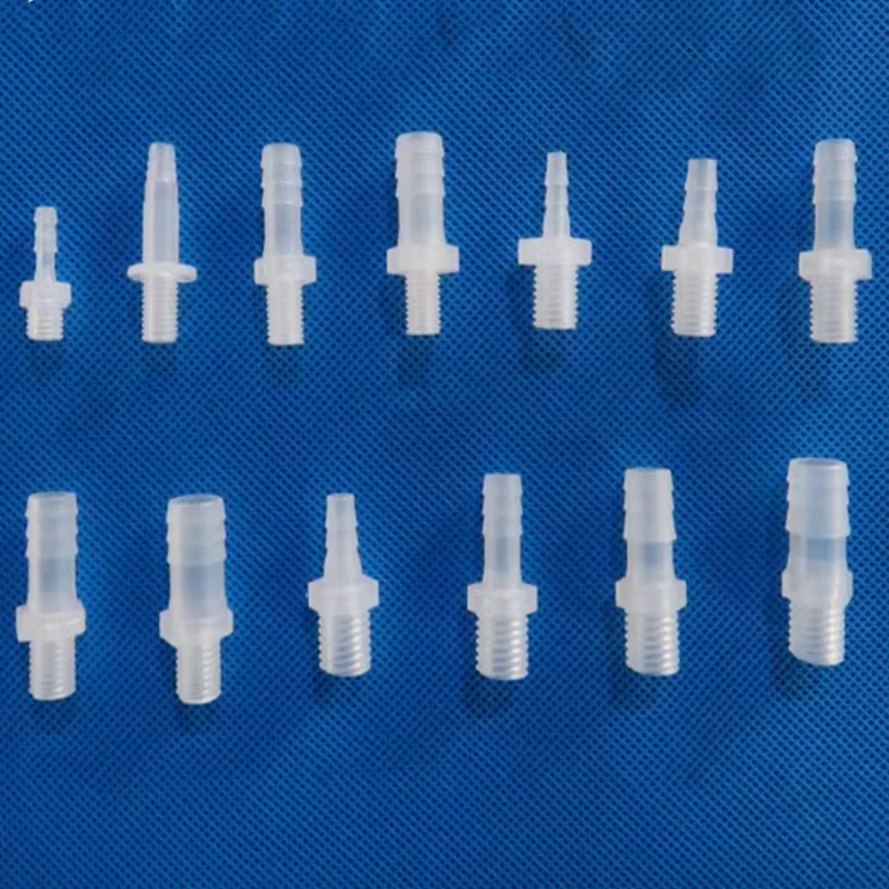5 sztuk/paczka M6 M8 M10 M12 gwint męski do 4mm-12mm, plastikowy, prosty, Barb złącze rury montażu