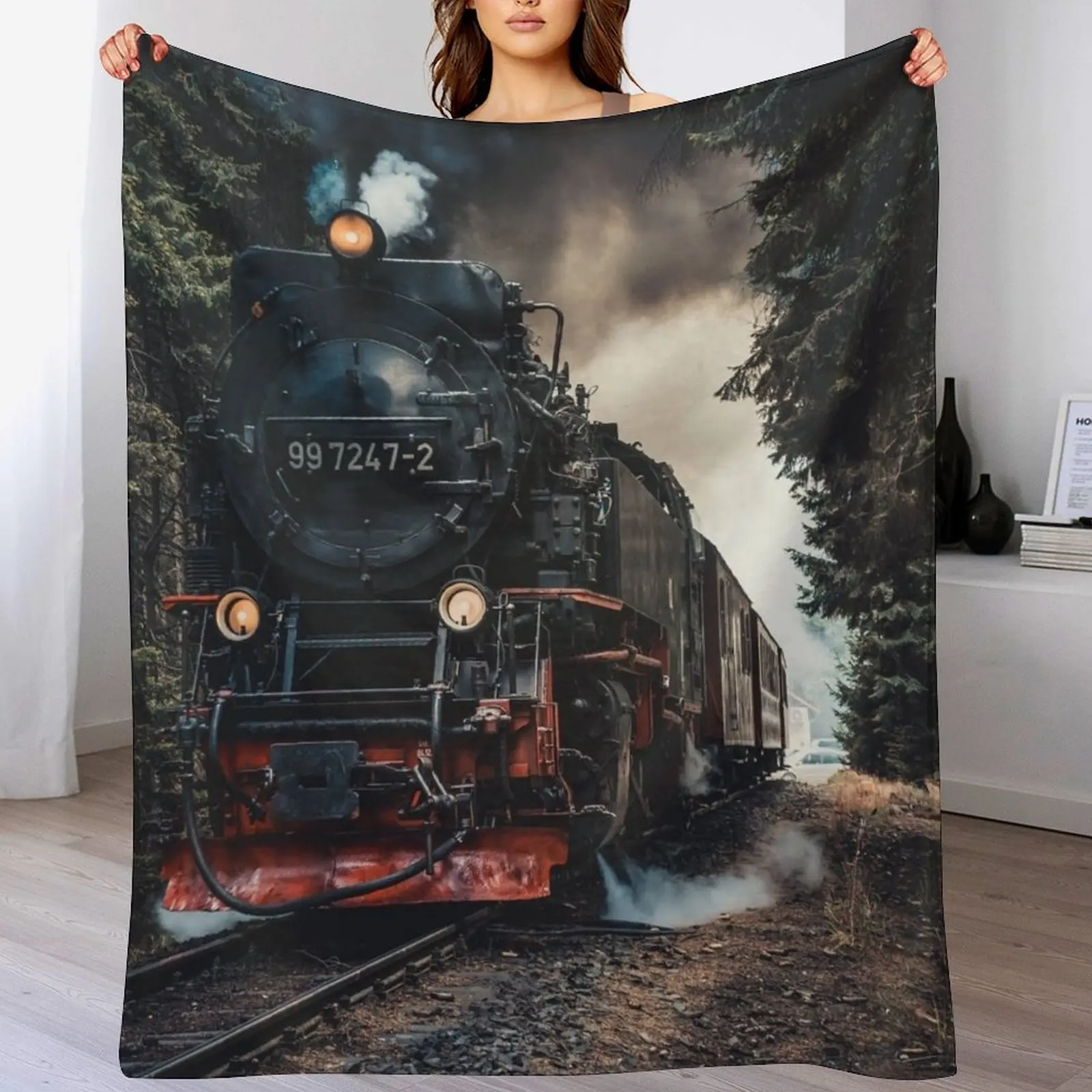 

Locomotive Throw Blanket Fashion Sofas Softest Blankets