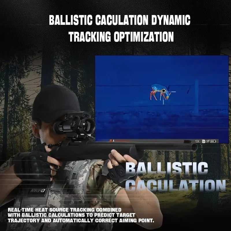 TRS-325LRF 384X288 Resolution high shock resistance outdoor Thermal Imaging Scope Hunting Monocular