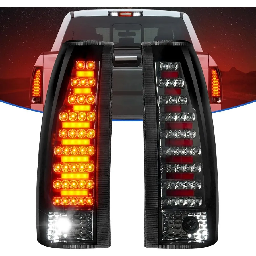 

LED Tail Lights Fit for Chevy & for GMC C/K 1500 2500 3500 88-99, C1500 C2500 Suburban 92-99, Silverado 94-98, Blazer 92-94, Tah