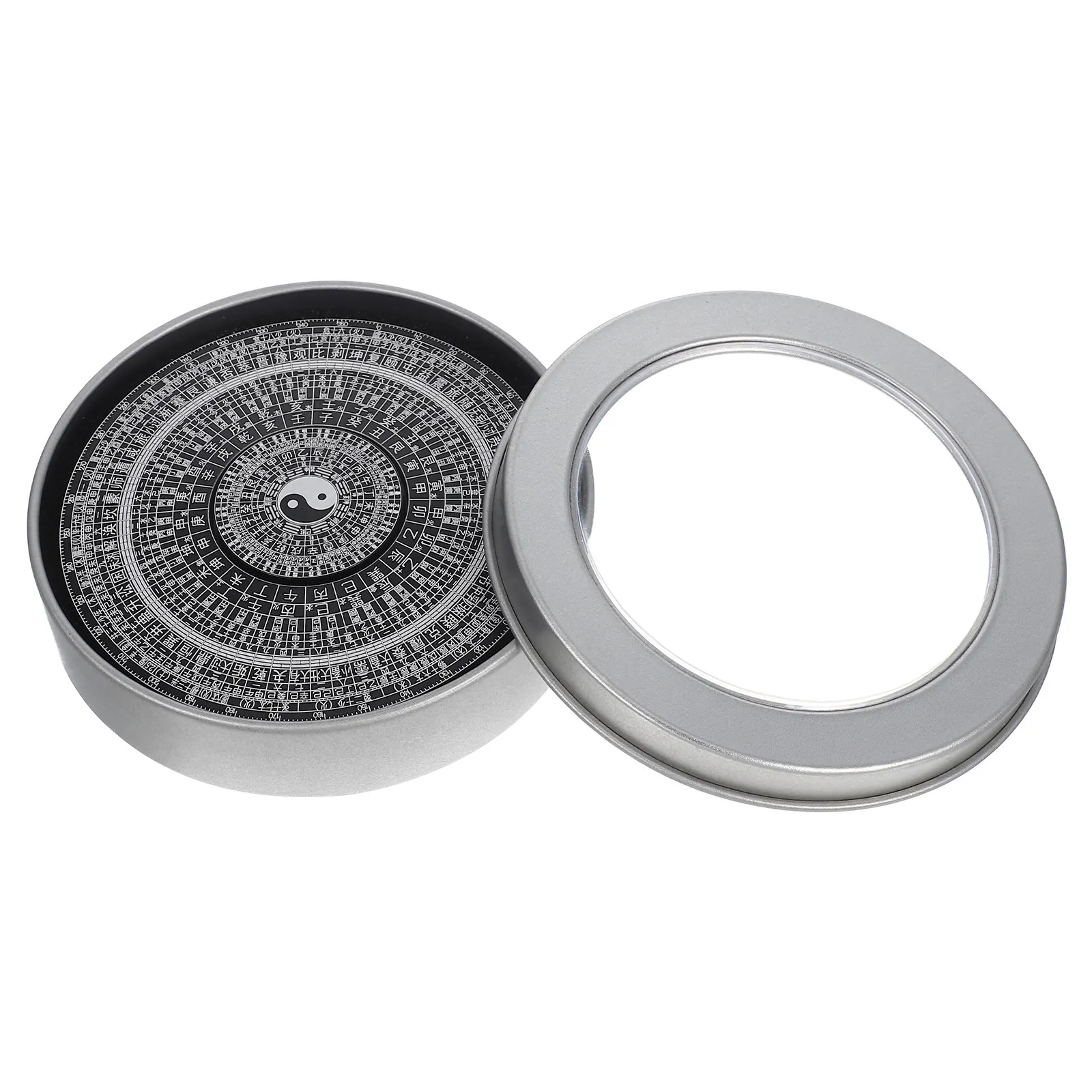 Versatile Bagua Compass Mini Metal Feng Shui Instrument Traditional Chinese Compass Decorative Wall Hanging Ornament for Temple