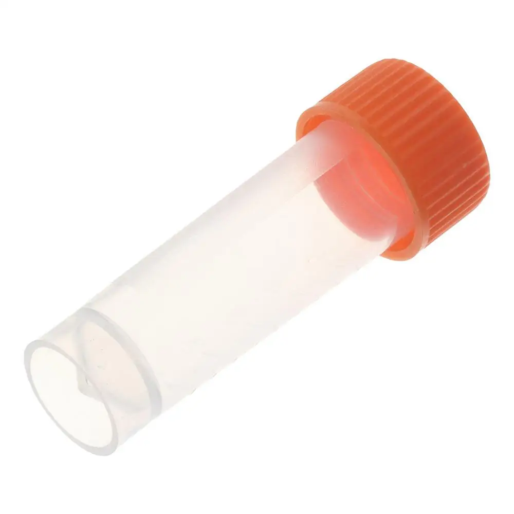 High-quality 5ML Plastic Test Tubes Standable with Lid Graduated Marks clear and Screw Cover for Laboratory 5ML Diameter