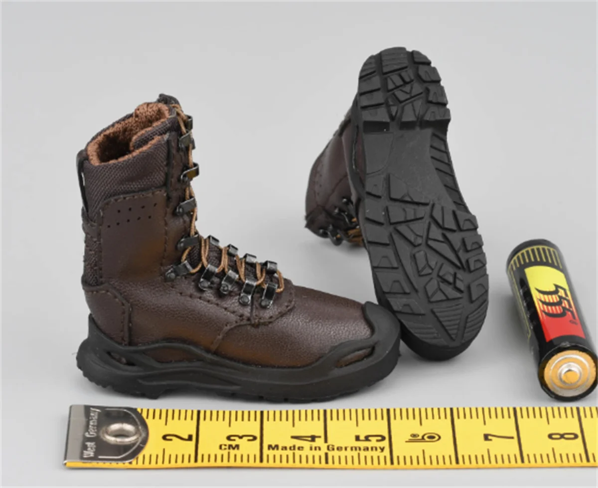 Botas de combate a escala 1/6, bandera 1:6 FS 73053, zapatos de soldado, juguetes aptos para figuras de acción de 12 ", muñecas de juguete