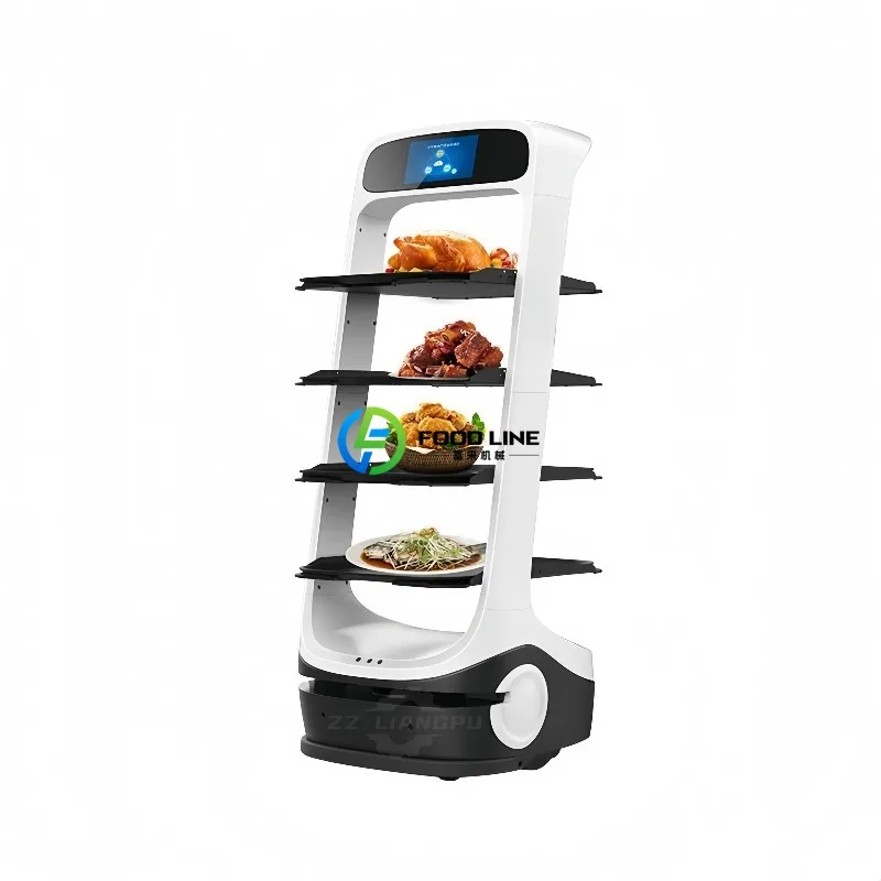 2026 Commercial Autonomous Food Delivery Robot Industrial Grade Intelligent Meal Serving Machine For Restaurant