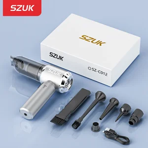 Bột di động không dây SZUK cho xe hơi, nhà, di động, làm sạch, hút nhỏ, máy mạnh mẽ, thiết bị mạnh mẽ, làm sạch tự động 8 Bán hàng làm sạch thông minh chính - №8