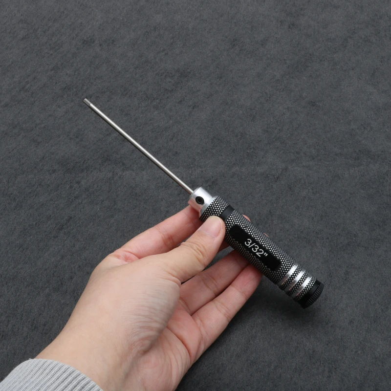 Model Repair Assembly Tools Hexagonal Screwdriver 0.05" 1/16" 3/32" 5/64" Metal Steel Hex Wrench with Total Length 177mm