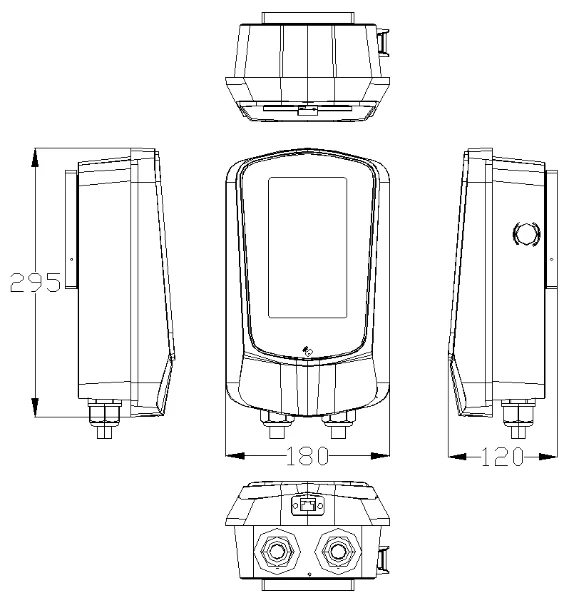 BOSDANTUN Home Level 2 Carregador EV, até 48Amp, 240V, Tipo 1, Interior e Exterior, Conector NEMA 14-50 com Aplicativo, Cabo de 5m