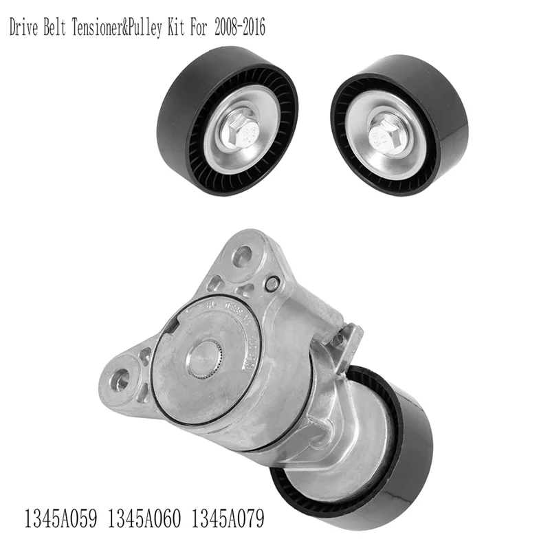

Drive Belt Tensioner Kit Tensioner Pulley Transmission Tensioner For Dodge 1345A059 1345A060 1345A079 Transmission Belt Pulley
