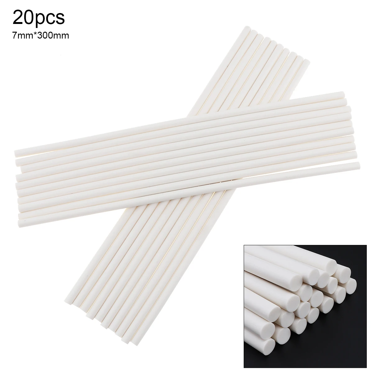 10-100pcs/lot Yellow / White Strong Viscose Hot-melt Gun Glue Sticks Environmental Protection Tools for Hot-melt Glue Gun Repair