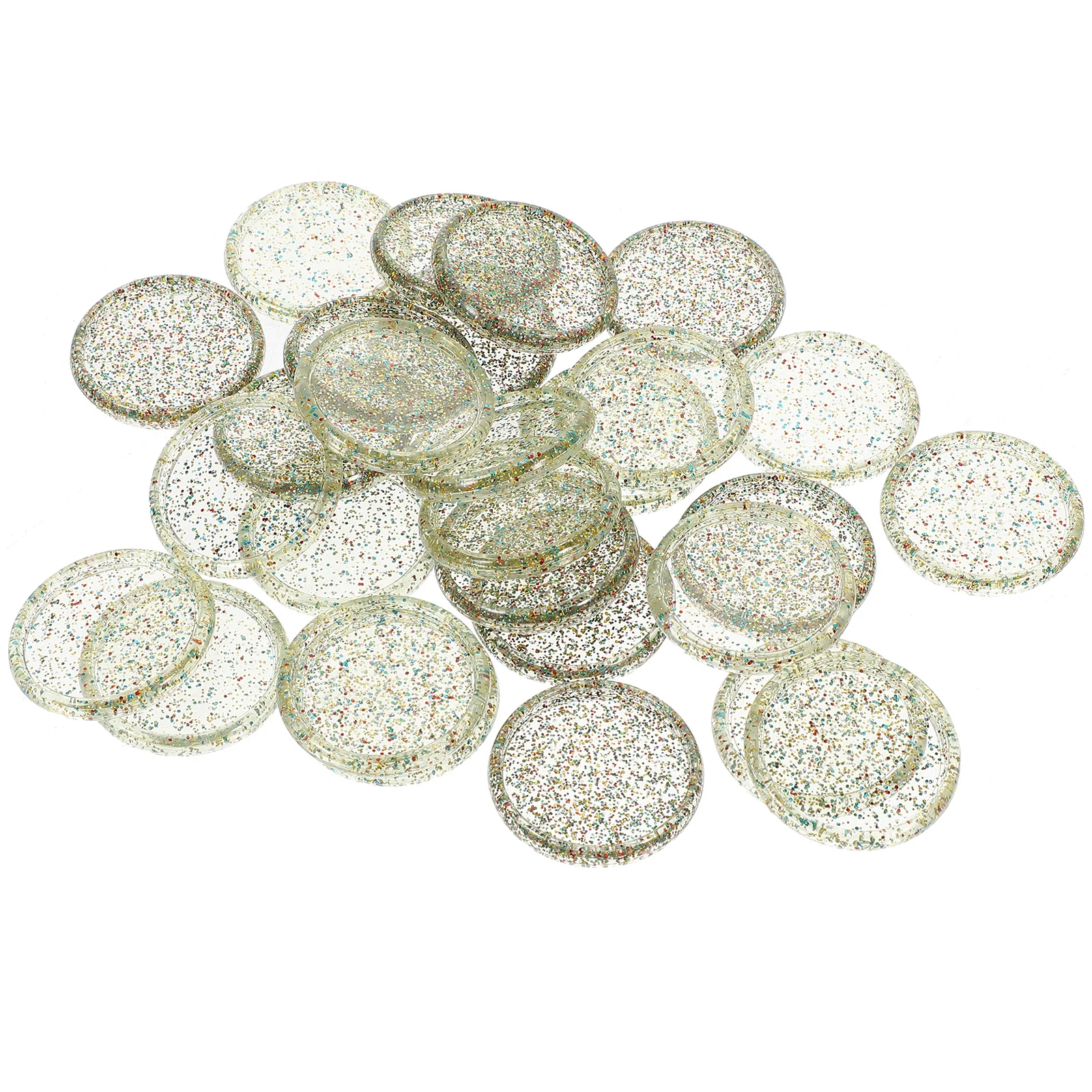 30Pcs Planner Discs Plastic Loose Leaf Binding Buckles Rounded Corner Decorative Notebook Binding Discs Office School Supply