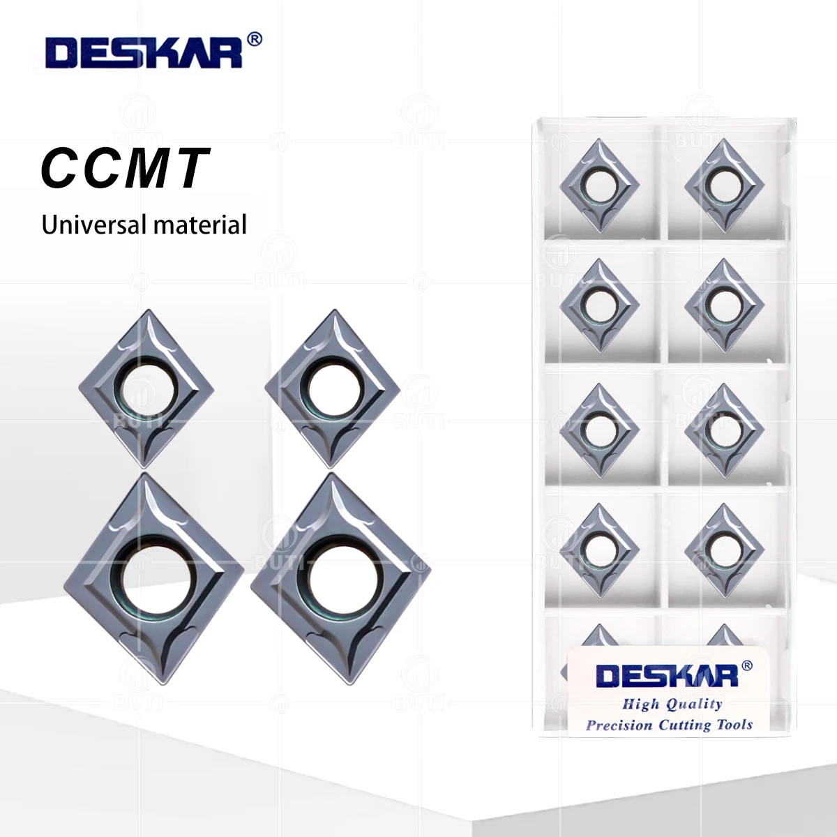 

DESKAR 100% оригинал CCMT20404 CCMT20408 LF6008 Токарный станок с ЧПУ Токарное лезвие Универсальный обрабатывающий материал Износостойкий токарный инструмент