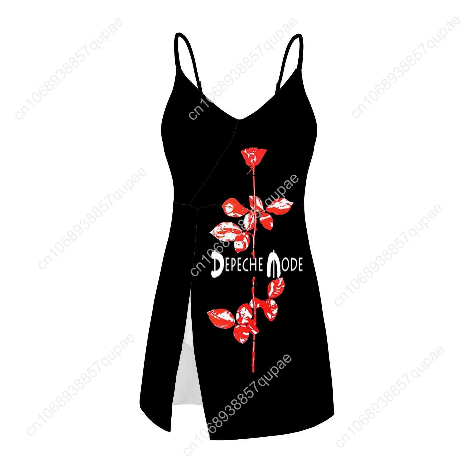 Depeche Mode Rock Band Sling Dress Swimsuit Womens Bathing Suits Fashion Swimwear Pool Party Beach Bikini Custom Made Beachwear
