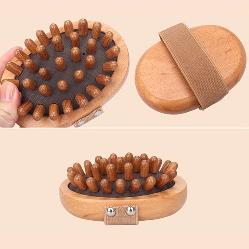 

Антицеллюлитная подушка для тела, меридианная щетка, многофункциональная деревянная спа-надувная подушка, массажная расческа для волос, массажная щетка для кожи головы и тела