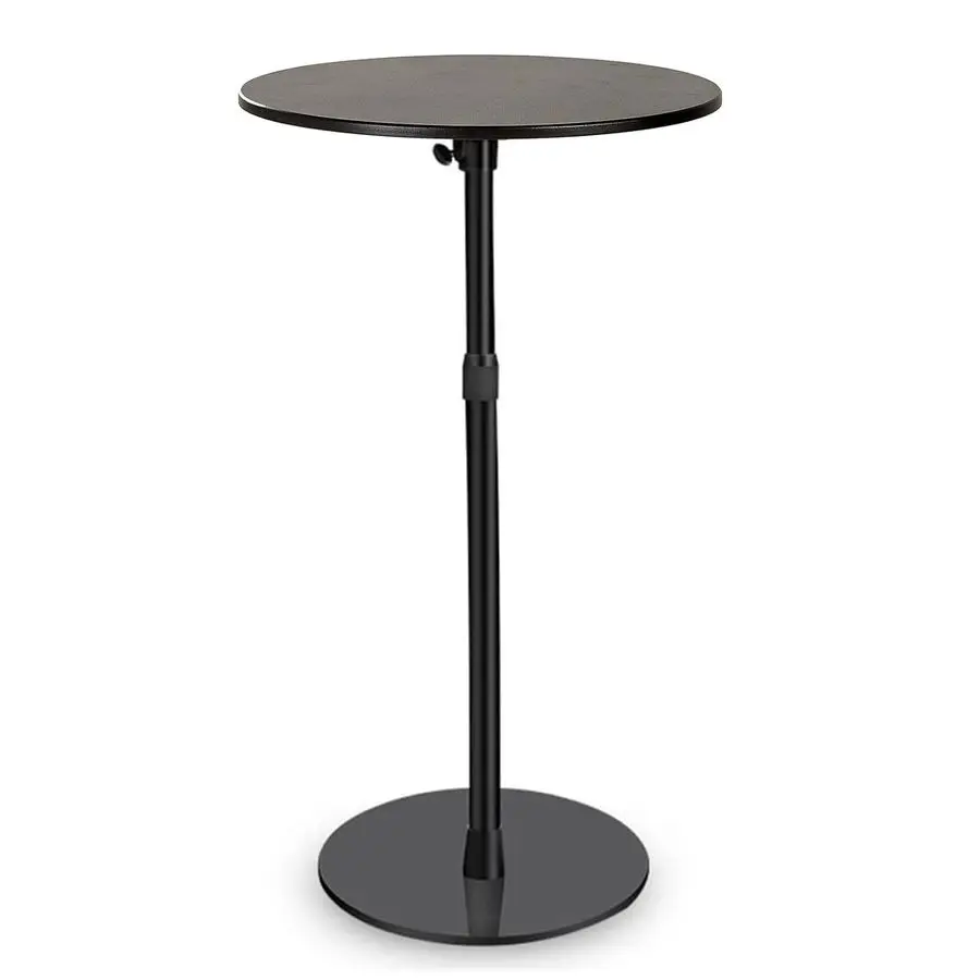 

Table 15.75inch Small Round Top Adjustable Height 22.6433.46in Multifunctional Side Table for Pub Bar Dining Bistro Cafe