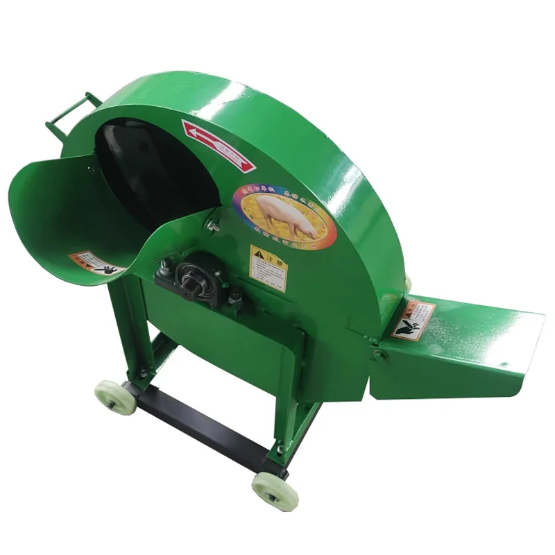 Máquina cortadora de tallos de plátano y plátano con motor, cortador de árboles de paja y plátano, maquinaria para triturar ganado y ovejas, cría de heno