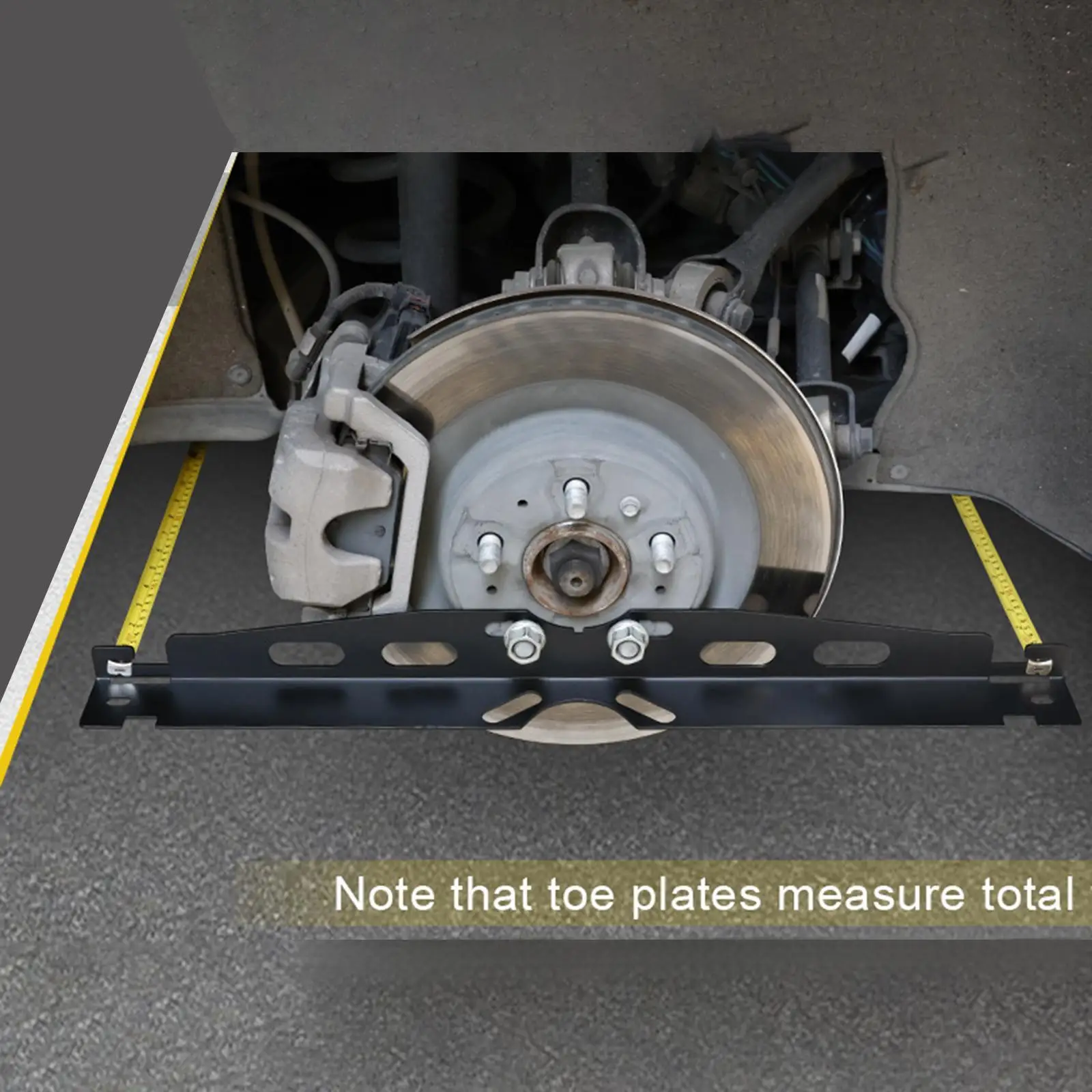 

2x Wheel Alignment Tools Tape Measure Portable Toe Alignment Tool Plates for