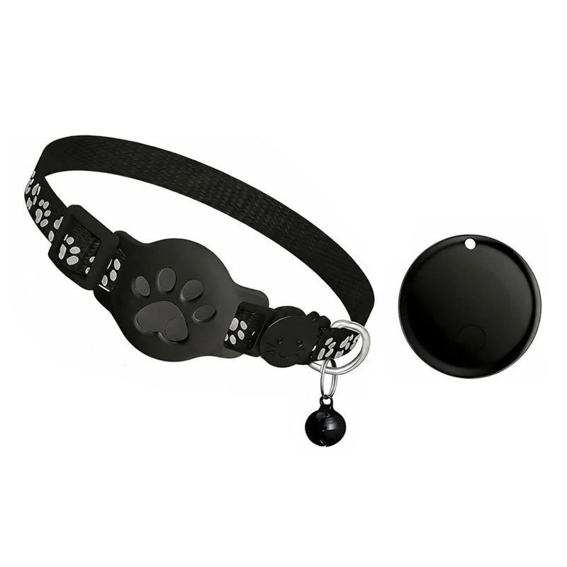 T24C Pet Tracker,GPS Collar For Cats,Smart Tag For Android IOS Find My,Smart Tracking Collar For Pet Cat Dog Safety