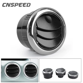 CNSPEED 80mm Evrensel Araba Havalandırma Dashboard Klima Havalandırma Deflektör Topuzu Tipi Rotasyon Hava Çıkış Havalandırma Camper Karavan için