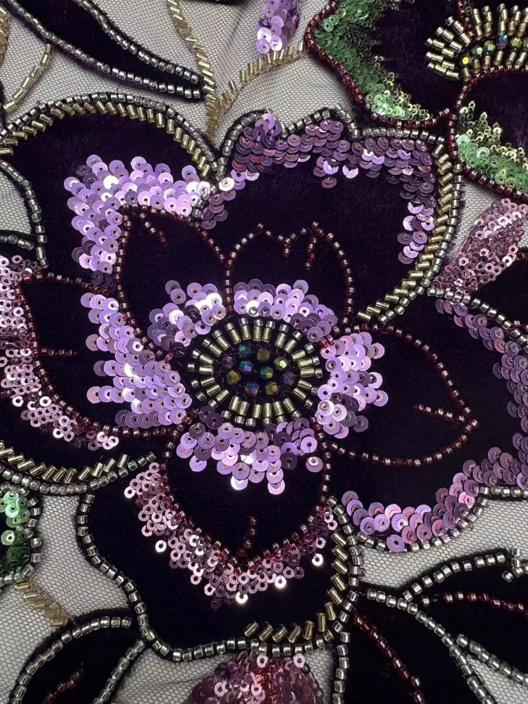 

2026Мягкая хлопковая бархатная ткань с вышивкой и камнями для зимнего свадебного вечернего платья, дизайн лучшего качества U_Ge2698