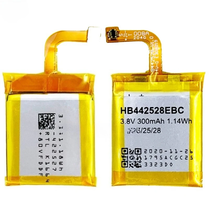 HB442528EBC 1ICP5/25/28 3.8V 300mAh Replacement Battery for HUAWEI Watch 1 Watch1 High Quality Li Polymer Rechargeable Bateria