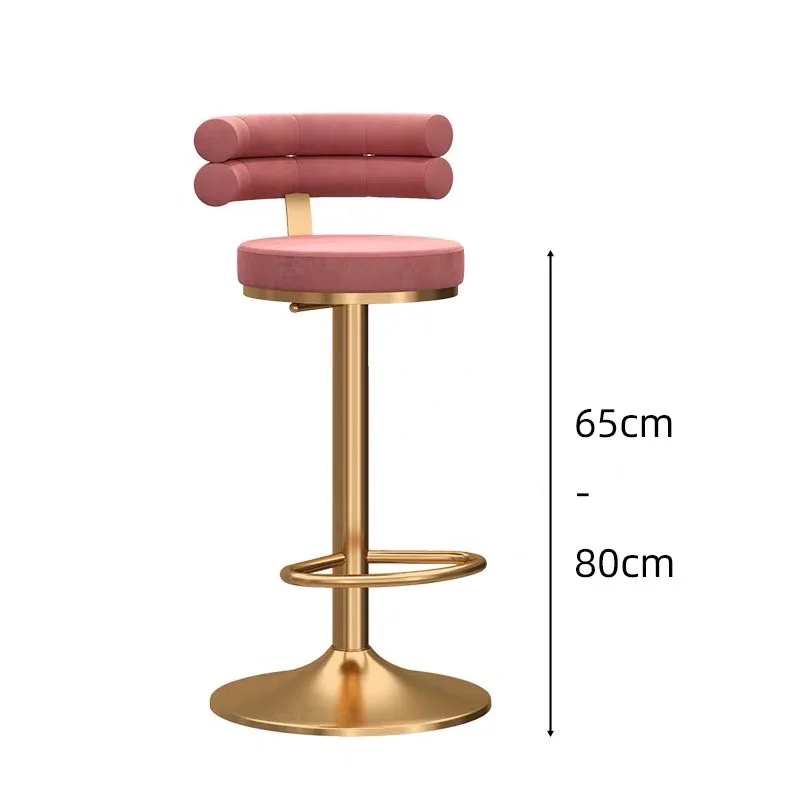 Bar Chair Rotary Lift Creative Home Front Checkout bar Internet Celebrity Modern Minimalist Designer High Stool