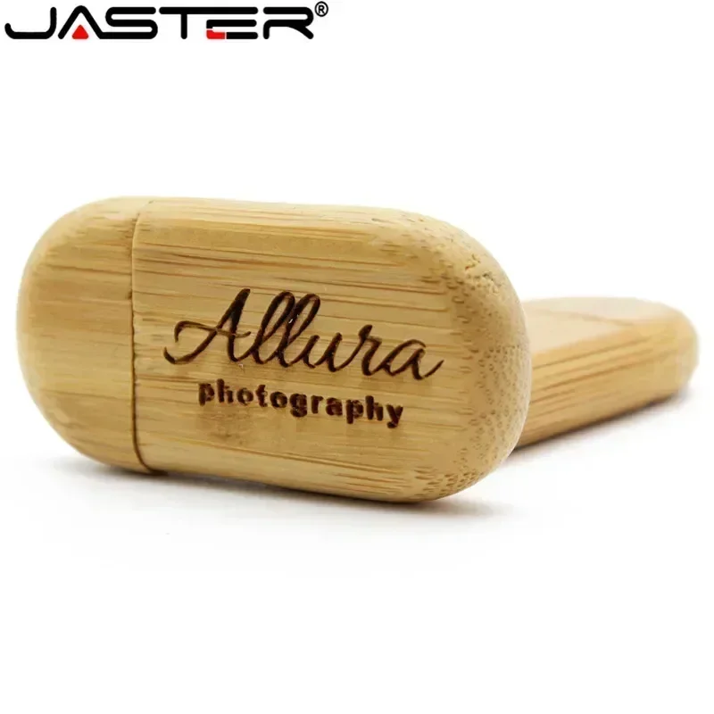 JASTER 1 SZTUK bezpłatne niestandardowe logo drewniana pamięć flash USB pendrive 4G 8GB 16GB 32GB 64GB 128GB zewnętrzna pamięć masowa pamięć USB